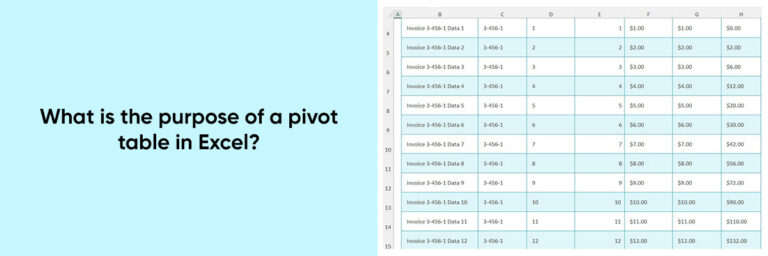 What-is-the-purpose-of-a-pivot-table-in-Excel