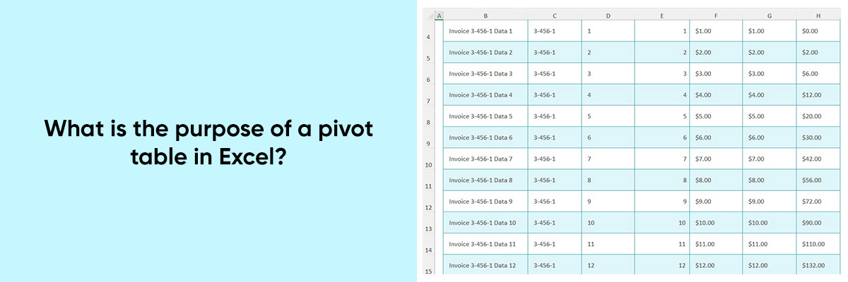 What-is-the-purpose-of-a-pivot-table-in-Excel
