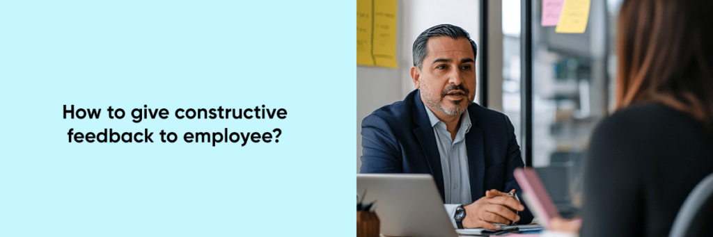 How to give constructive feedback to employee? - Compliance Prime Blog