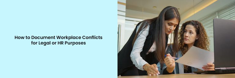 Document Workplace Conflicts for Legal or HR Purposes